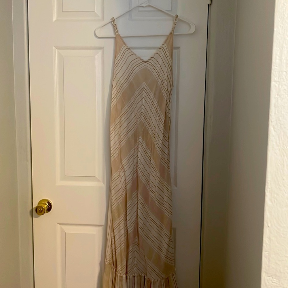 Easy linen maxi dress